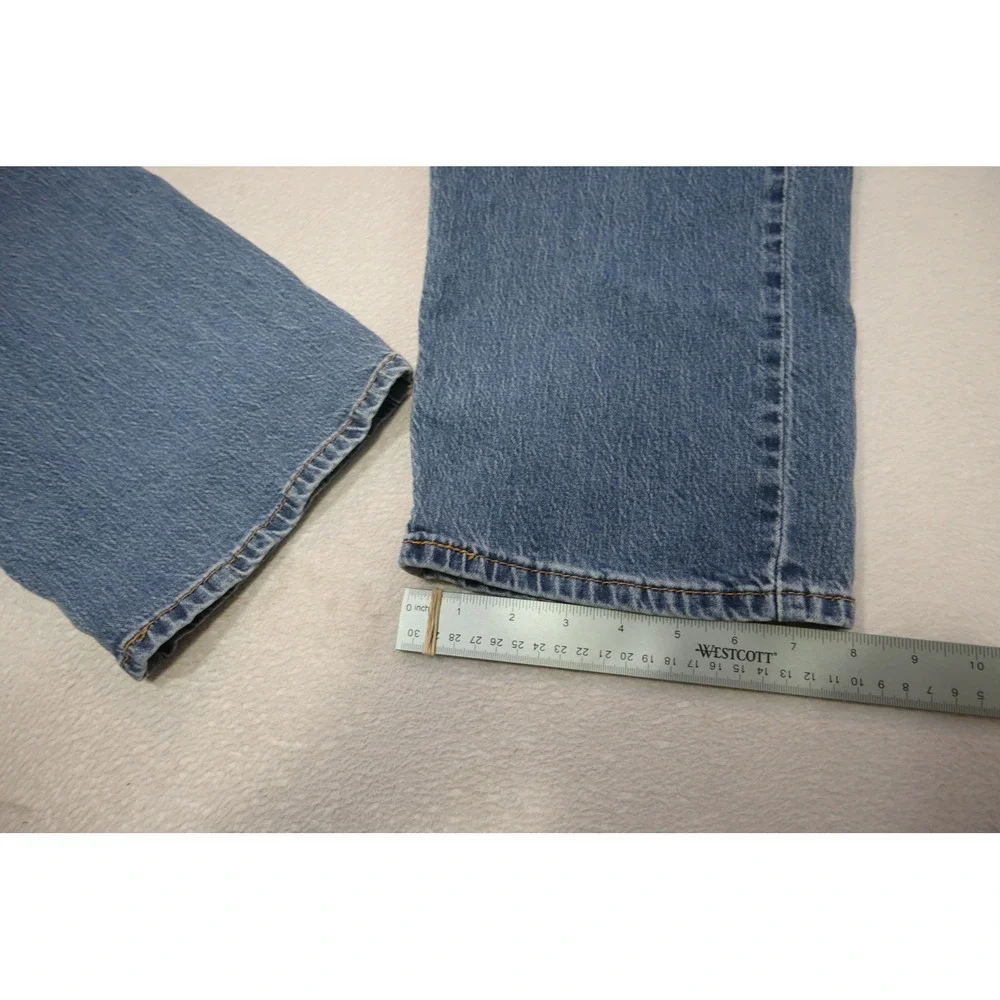 Levi's 505 Regular Fit Jeans Mens 40x34 Blue Straight Leg Medium Wash Excellent
